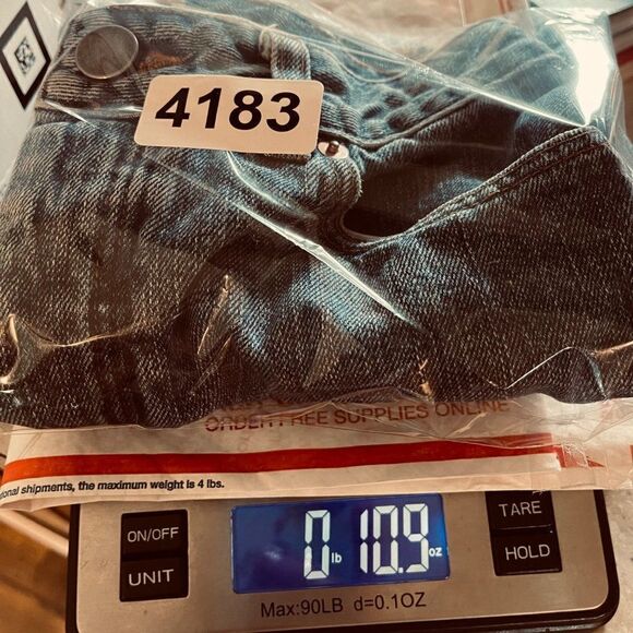 ASOS //Denim High Rise Button Fly Cut Off Denim Shorts Size 8 - Picture 10 of 10